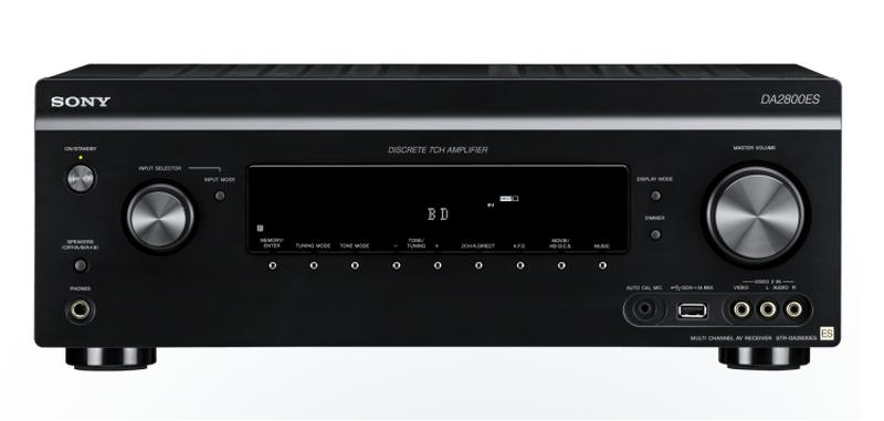 Sony STR-DA2800ES, передняя панель